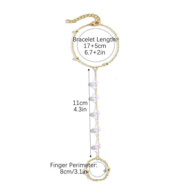 Слейв-браслет капля бирюзы в стиле минимализм CJF45859