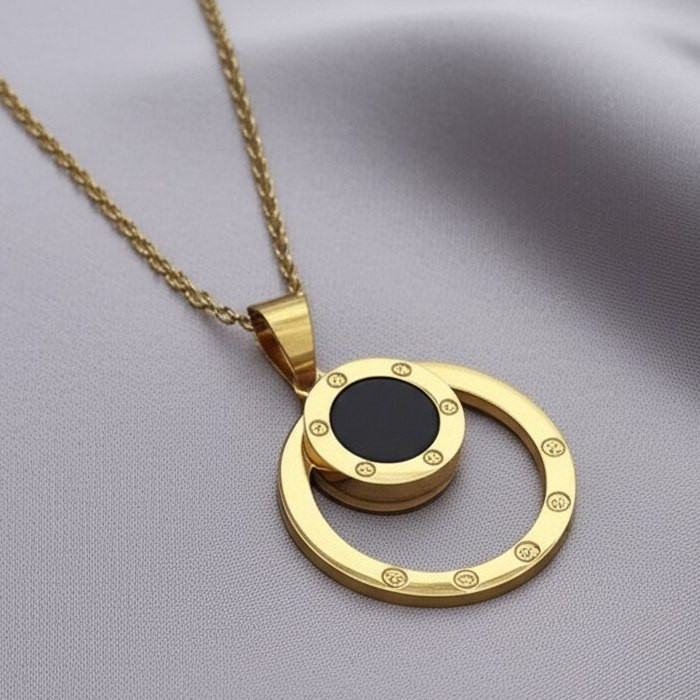 Цепочка с подвеской в форме отвертки с золотистым напылением J11350CJJ