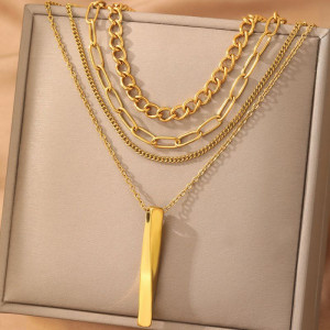 Колье из стали CJL77589 Колье из стали CJL77589