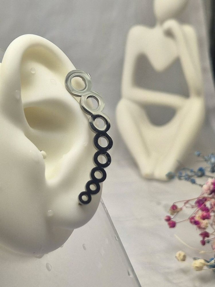 Геометрический кафф Кольца 1J11037CJJ Геометрический кафф Кольца 1J11037CJJ