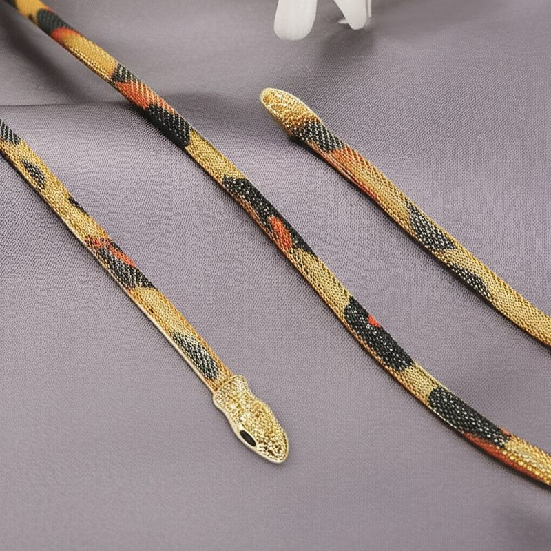 Колье змеиная кожа ювелирный сплав DNS11112CJJ Колье змеиная кожа ювелирный сплав DNS11112CJJ