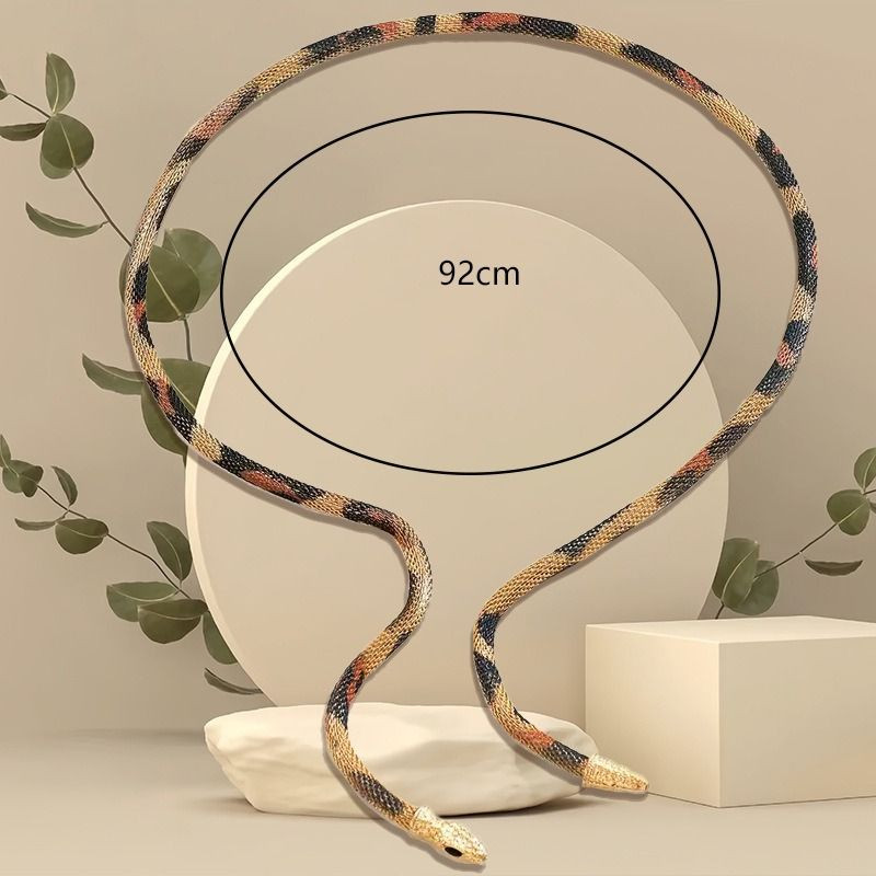 Колье змеиная кожа ювелирный сплав DNS11112CJJ Колье змеиная кожа ювелирный сплав DNS11112CJJ