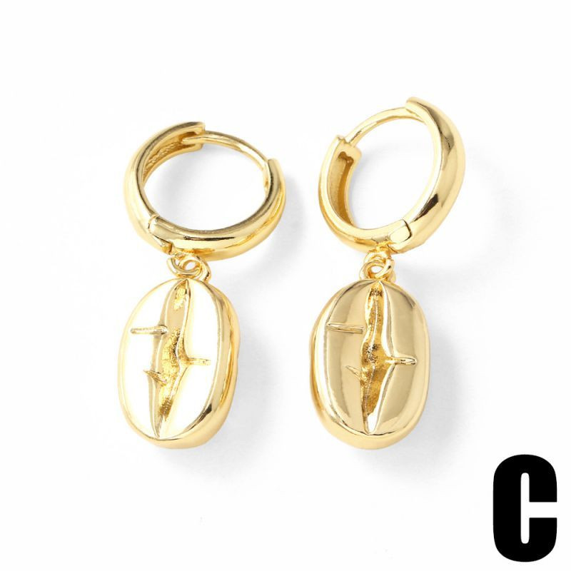 Серьги-конго с подвеской Ракушка CJL20767