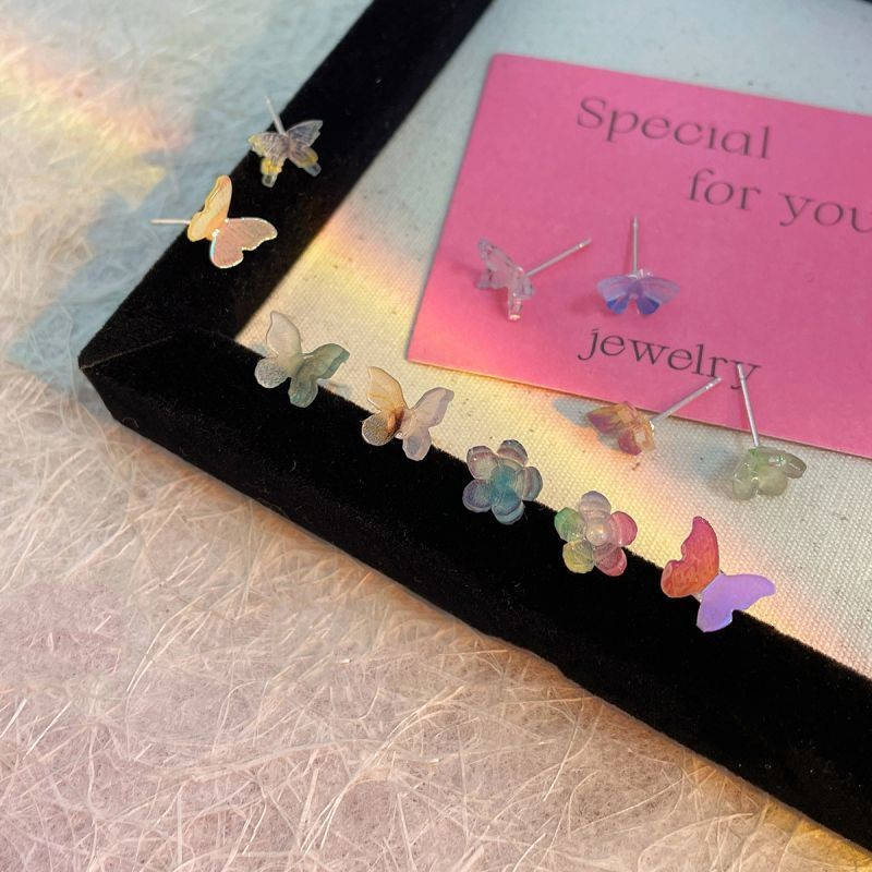 Набор радужных пусет в форме порхающих бабочек CJG43292