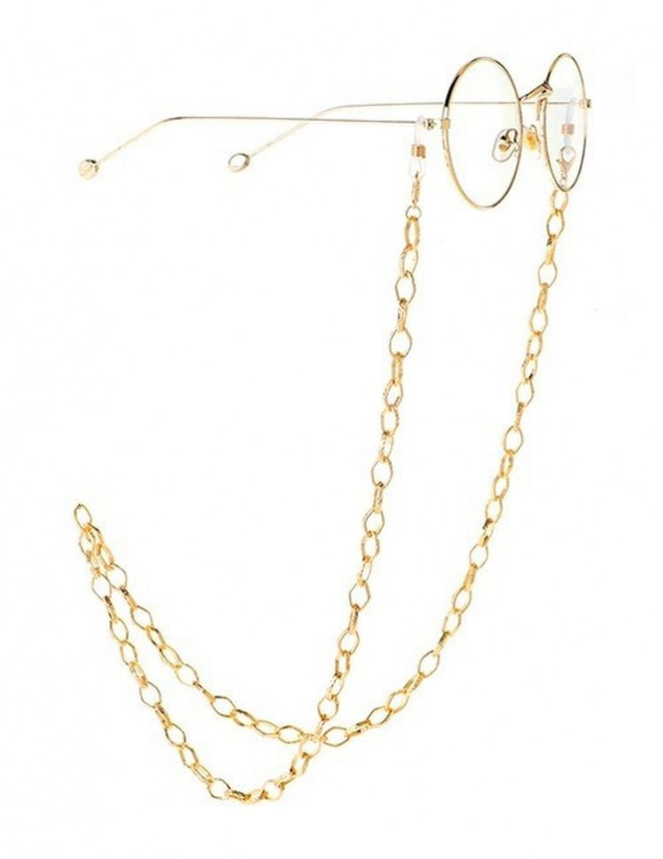 Золотистая якорная цепочка для очков с надежными держателями D76501MSK