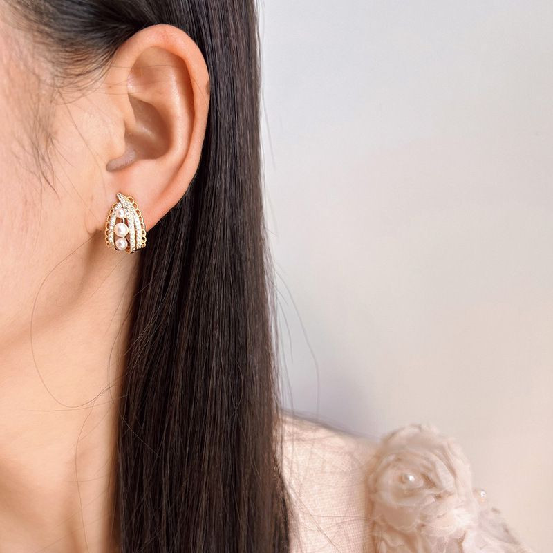 Серьги-гвоздики ювелирный сплав 1J11804CJJ