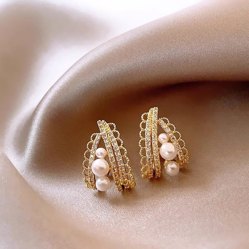 Серьги-гвоздики ювелирный сплав 1J11804CJJ