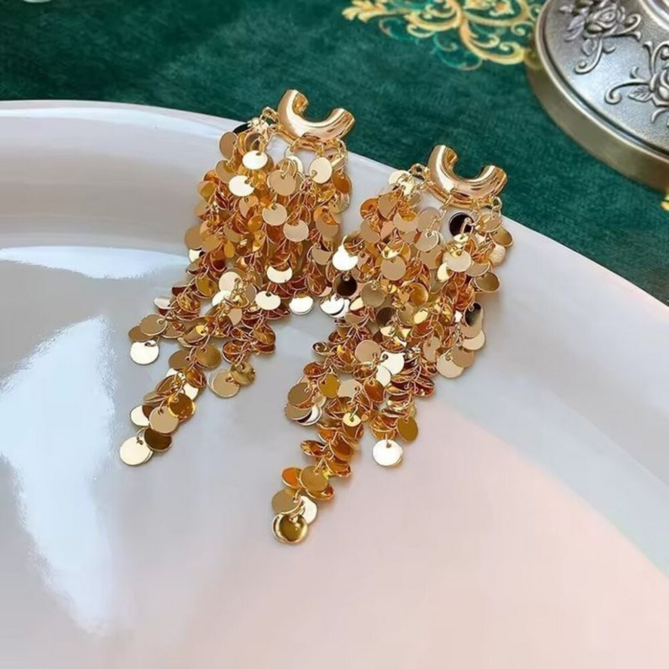 Серьги ювелирный сплав с серебряным гвоздиком J10423CJJ Серьги ювелирный сплав с серебряным гвоздиком J10423CJJ