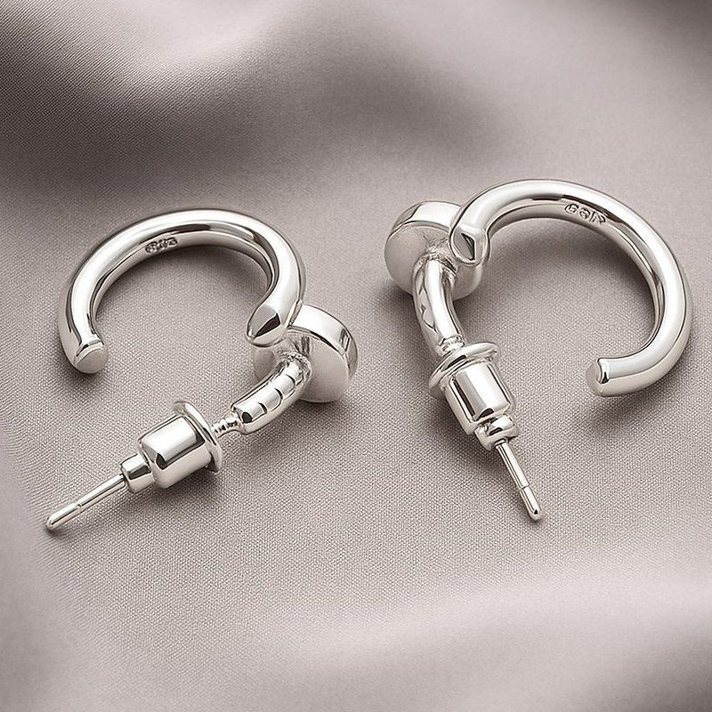 Серьги-кольца мини 1J12056CJJ