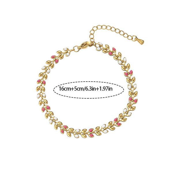 Браслет дорожка с разноцветными кристаллами CJL48531