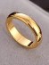 Кольцо стальное с напылением золотом обручальное J10173CJJ