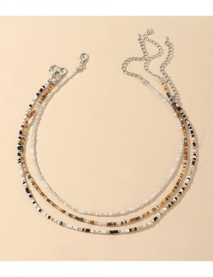 Трехъярусная мульти-цепочка с золотистым напылением G33040MSK Трехъярусная мульти-цепочка с золотистым напылением G33040MSK