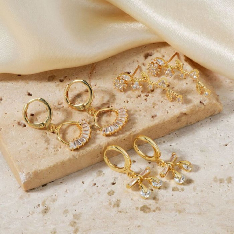 Ювелирный комплект серег CJH97510 Ювелирный комплект серег CJH97510