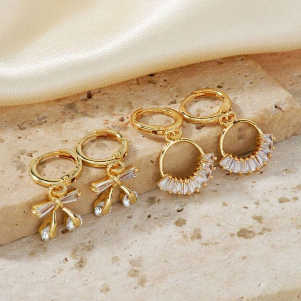 Ювелирный комплект серег CJH97510 Ювелирный комплект серег CJH97510