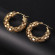 Серьги медицинская сталь с напылением золотом J10377(CJJ)