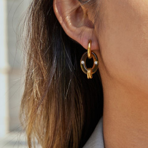 Серьги сталь CJT23157