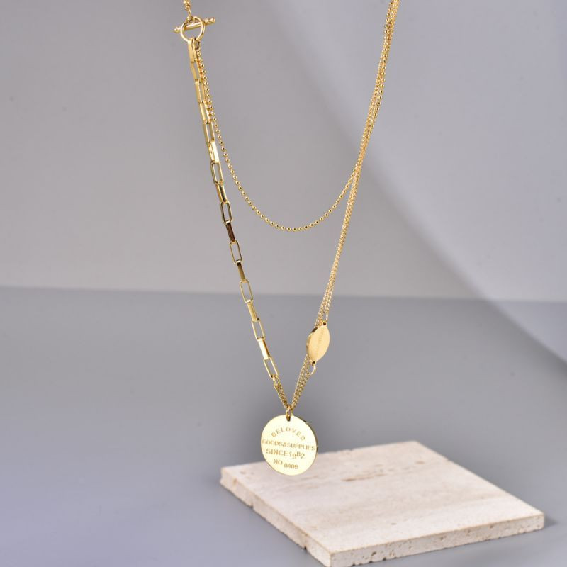 Колье из стали CJL14393 Колье из стали CJL14393