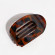 Краб из смолы овальный в белый леопардовый принт CJN19530