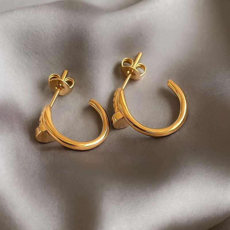 Серьги-кольца мини 1J12057CJJ Серьги-кольца мини 1J12057CJJ