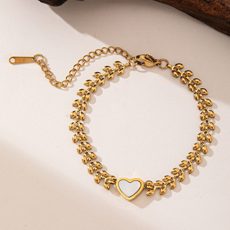 Браслет титановая сталь напыление золотом 1J12144CJJ