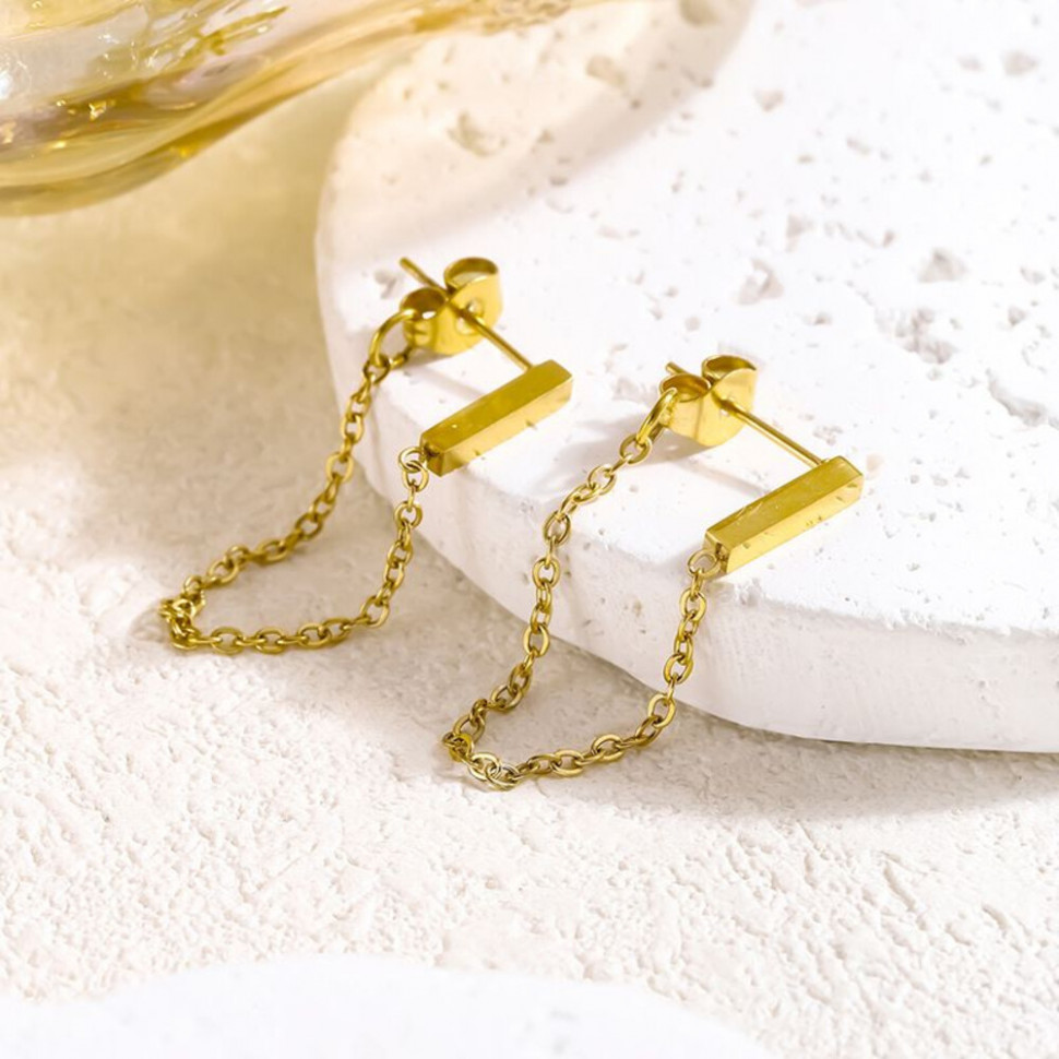 Серьги сталь CJH15095 Серьги сталь CJH15095