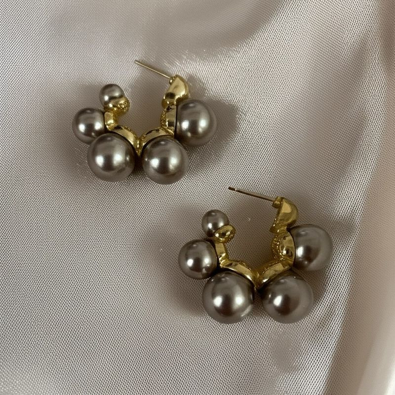 Серьги конго ювелирный сплав 1J11811CJJ Серьги конго ювелирный сплав 1J11811CJJ