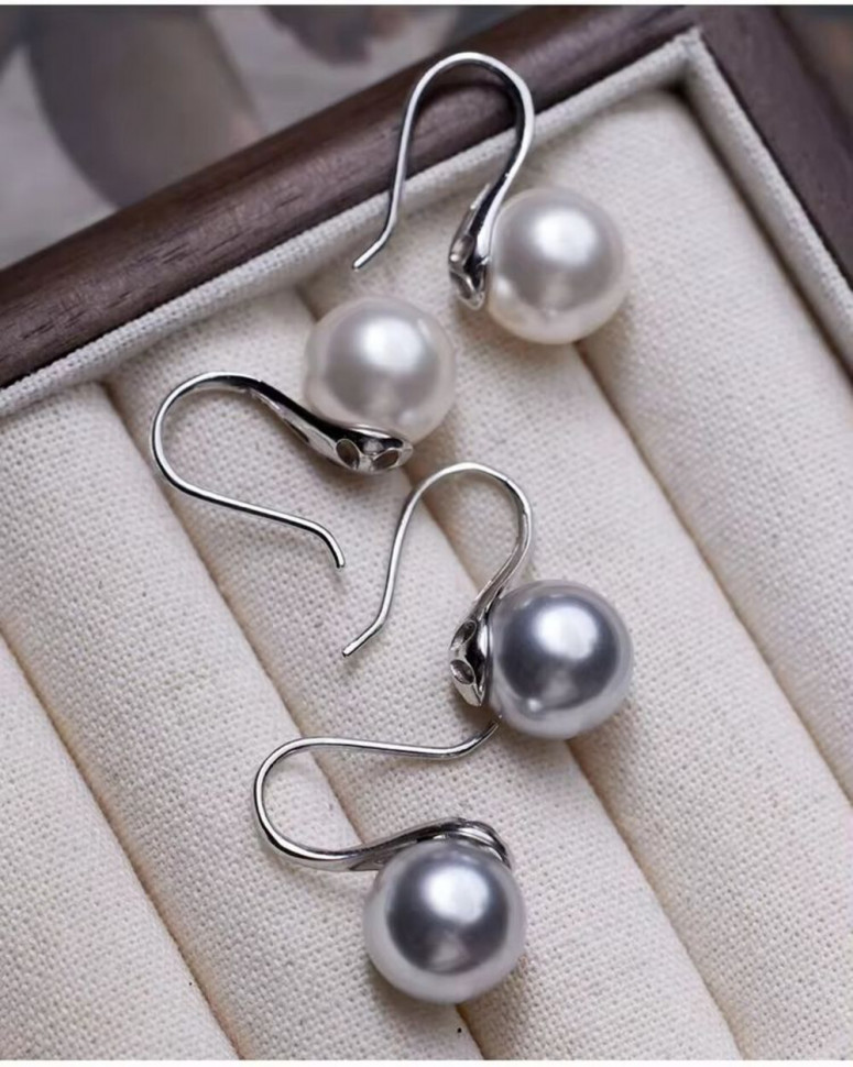 Серьги с шаром на крючке J10346CJJ