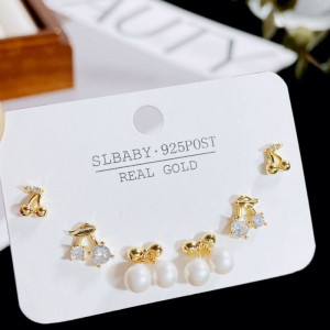 Ювелирный комплект серег CJC98441 Ювелирный комплект серег CJC98441