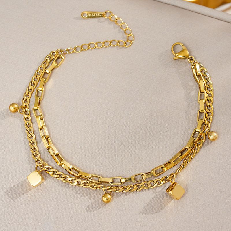 Браслет титановая сталь напыление золотом 1J12145CJJ Браслет титановая сталь напыление золотом 1J12145CJJ