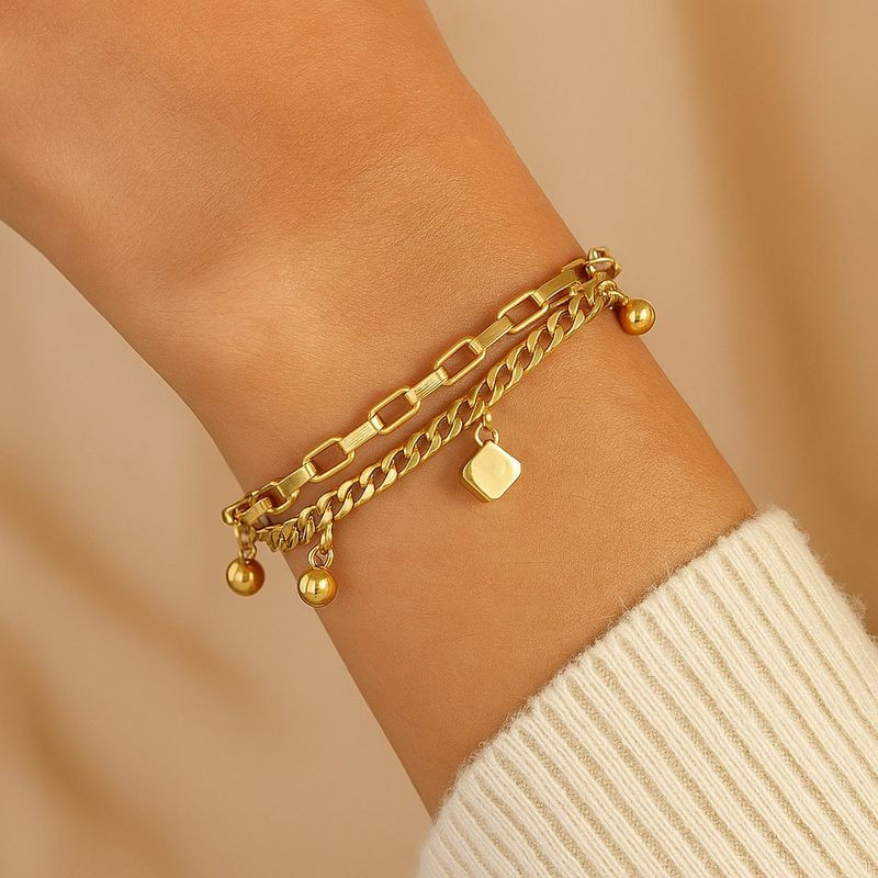 Браслет титановая сталь напыление золотом 1J12145CJJ Браслет титановая сталь напыление золотом 1J12145CJJ