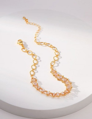 Браслет с круглыми матовыми вставками Z29618 Браслет с круглыми матовыми вставками Z29618