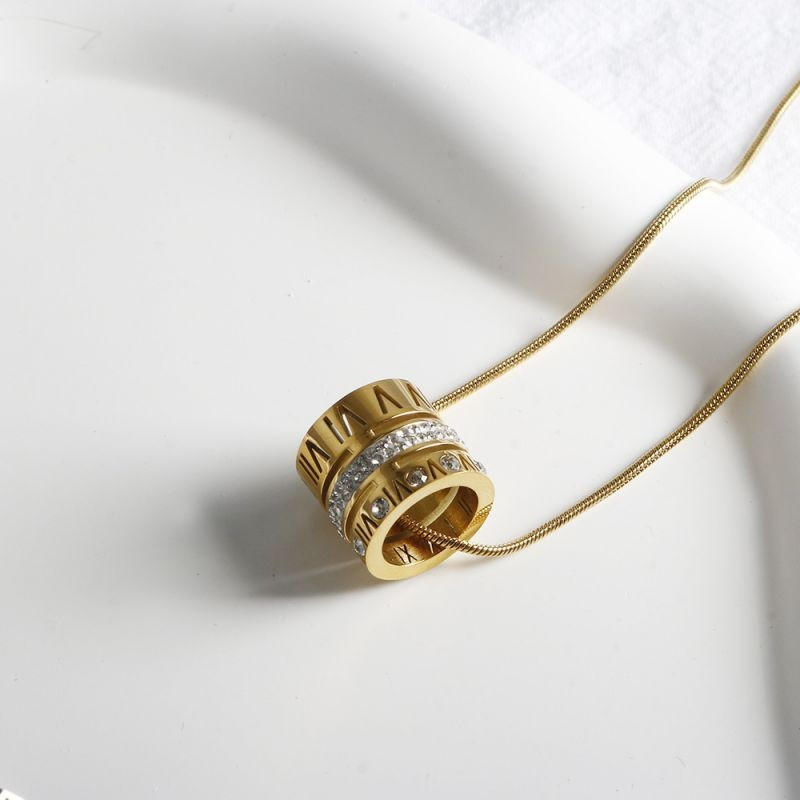 Колье из стали CJG65418