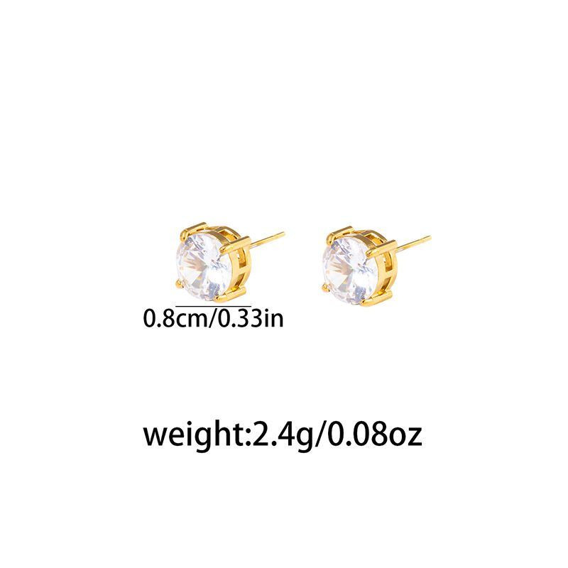 Серьги с элементом в виде капли из нержавеющей стали CJX70009