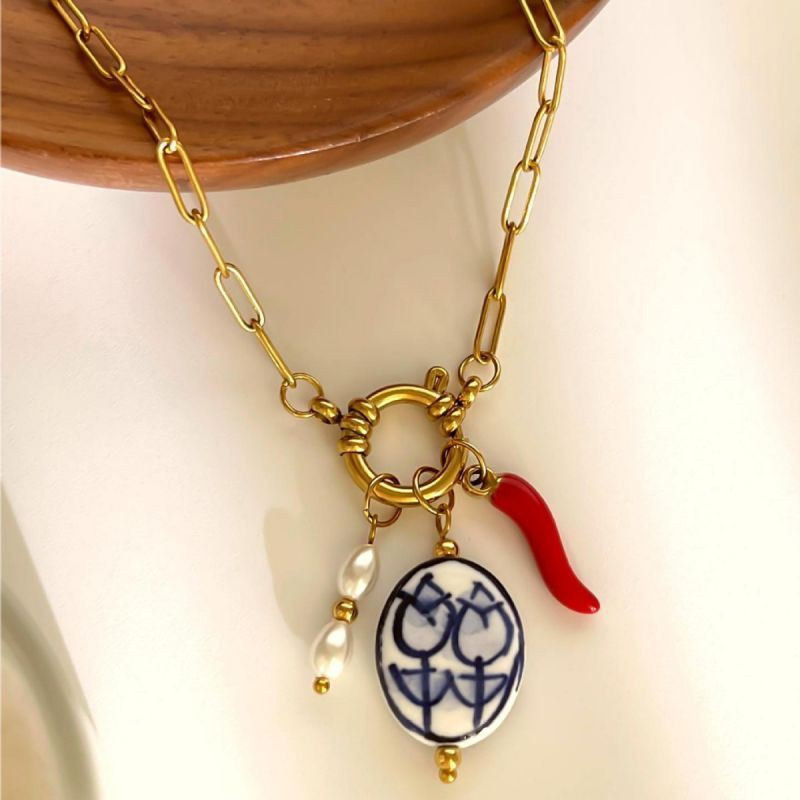 Колье из стали CJM23586 Колье из стали CJM23586