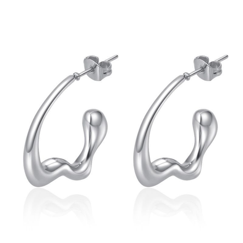 Серьги сталь CJN72100 Серьги сталь CJN72100