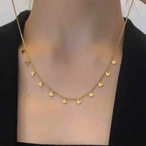 Колье из стали CJJ08837