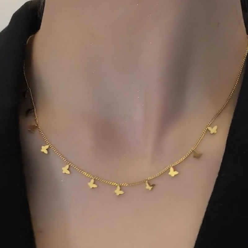 Колье из стали CJJ08837 Колье из стали CJJ08837