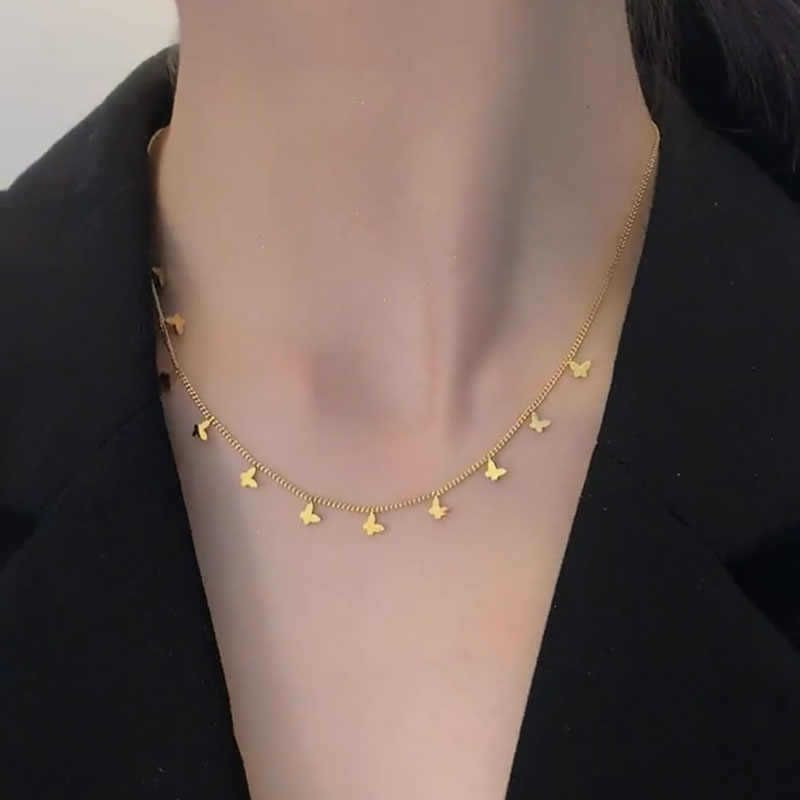 Колье из стали CJJ08837 Колье из стали CJJ08837