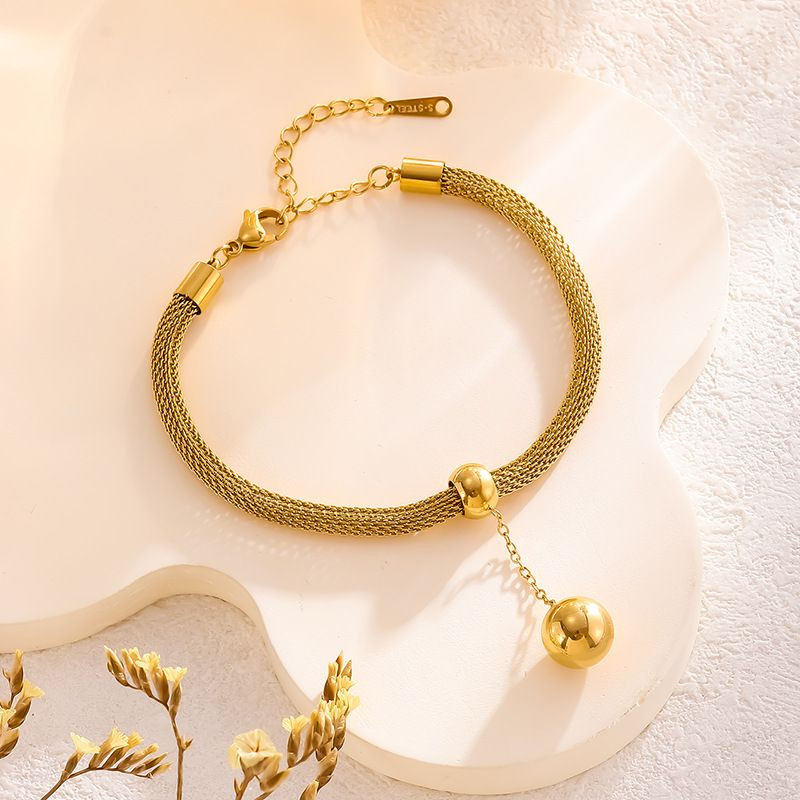 Браслет титановая сталь напыление золотом 1J12147CJJ