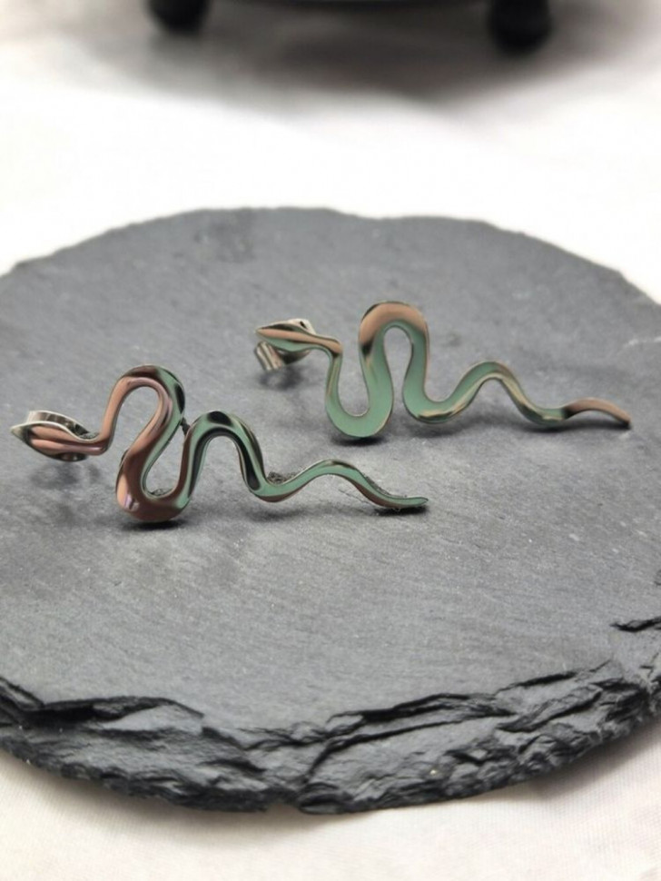 Серьги медицинская сталь J11355CJJ Серьги медицинская сталь J11355CJJ