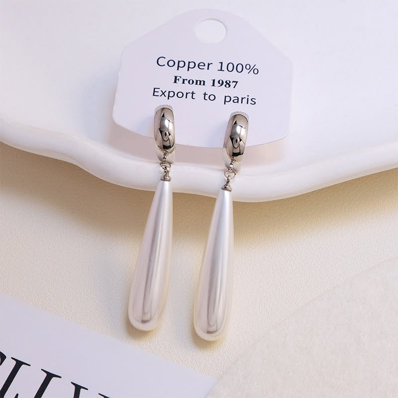 Серьги напыление золотом жемчужина 1J11670CJJ Серьги напыление золотом жемчужина 1J11670CJJ