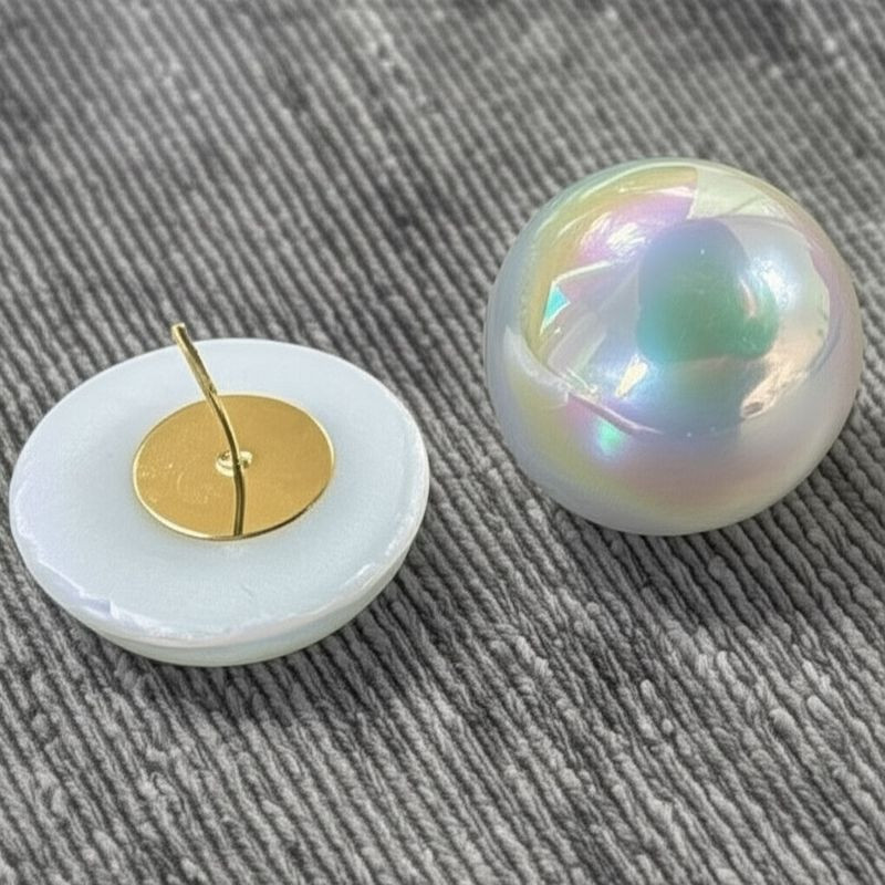 Классические серьги-пусеты жемчужные сферы 1J11808CJJ Классические серьги-пусеты жемчужные сферы 1J11808CJJ