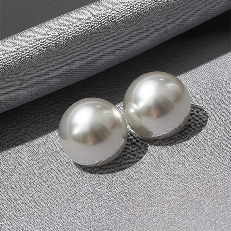 Классические серьги-пусеты жемчужные сферы 1J11808CJJ Классические серьги-пусеты жемчужные сферы 1J11808CJJ