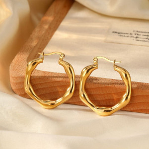 Серьги сталь CJM03766 Серьги сталь CJM03766