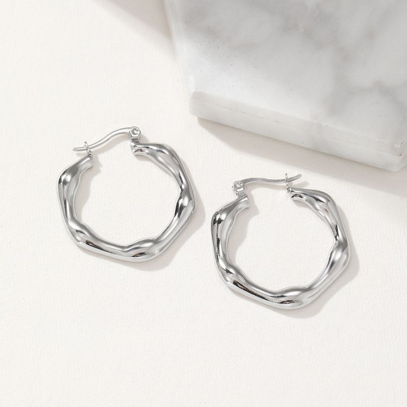 Серьги сталь CJM03766 Серьги сталь CJM03766