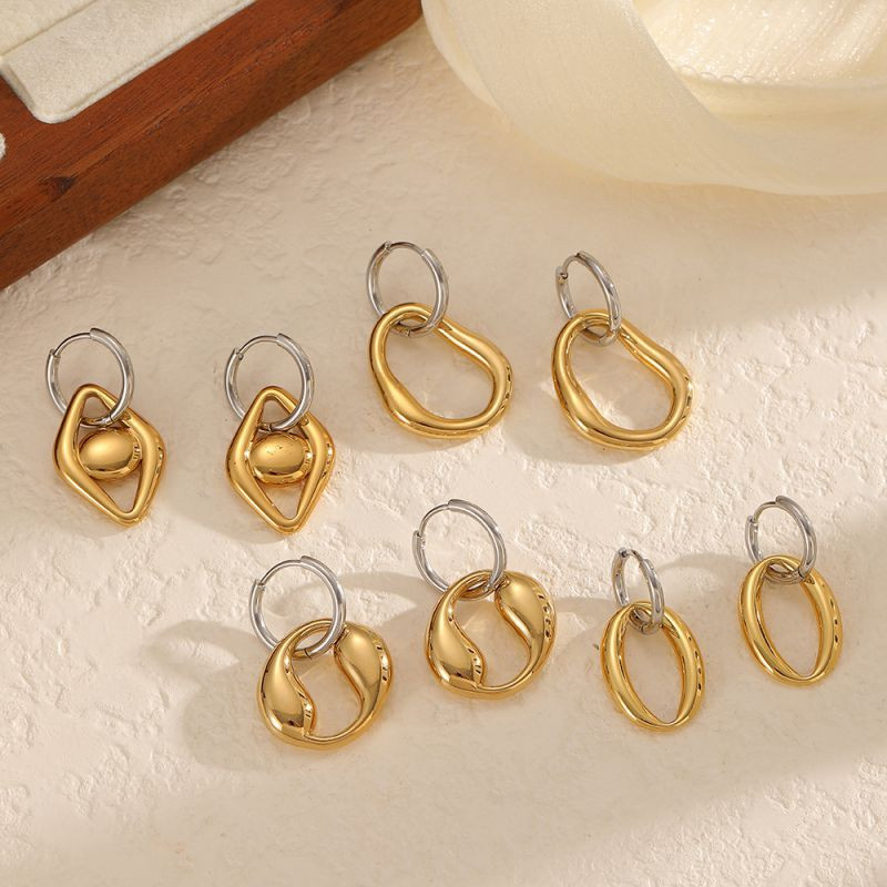 Серьги сталь CJR56102 Серьги сталь CJR56102