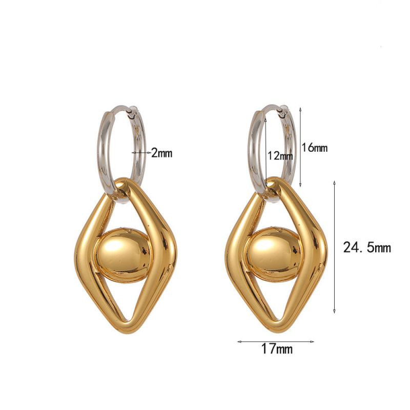 Серьги сталь CJR56102 Серьги сталь CJR56102