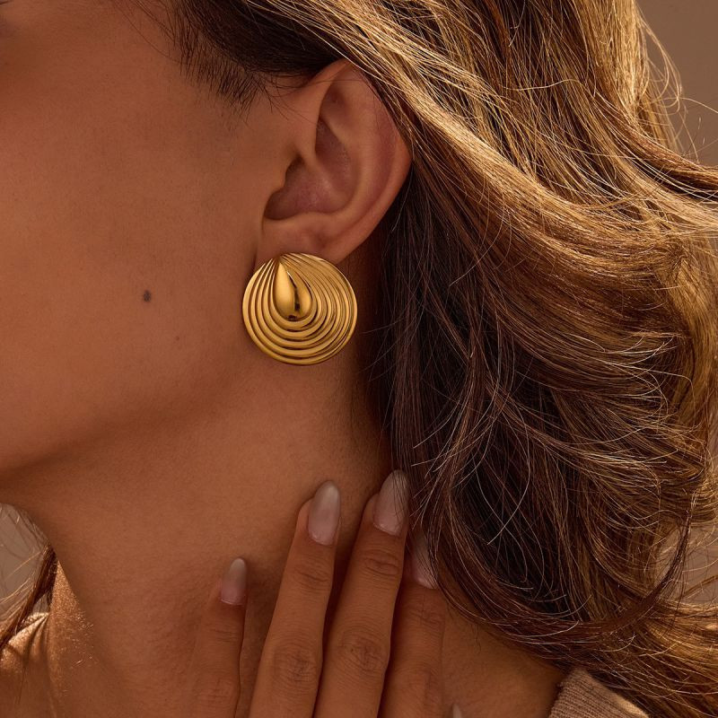 Серьги сталь CJR63543