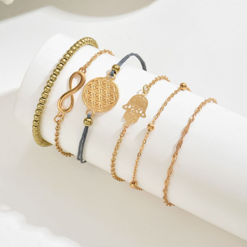 Набор тонких цепочек с символом бесконечности CJP86771