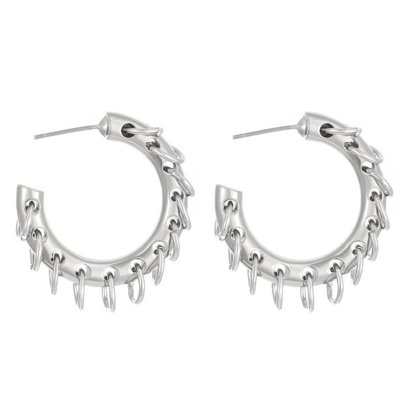 Серьги медицинская сталь 1J11672CJJ Серьги медицинская сталь 1J11672CJJ